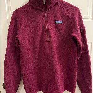 Patagonia Women's Half-Zip Fleece Pullover - Deep Berry